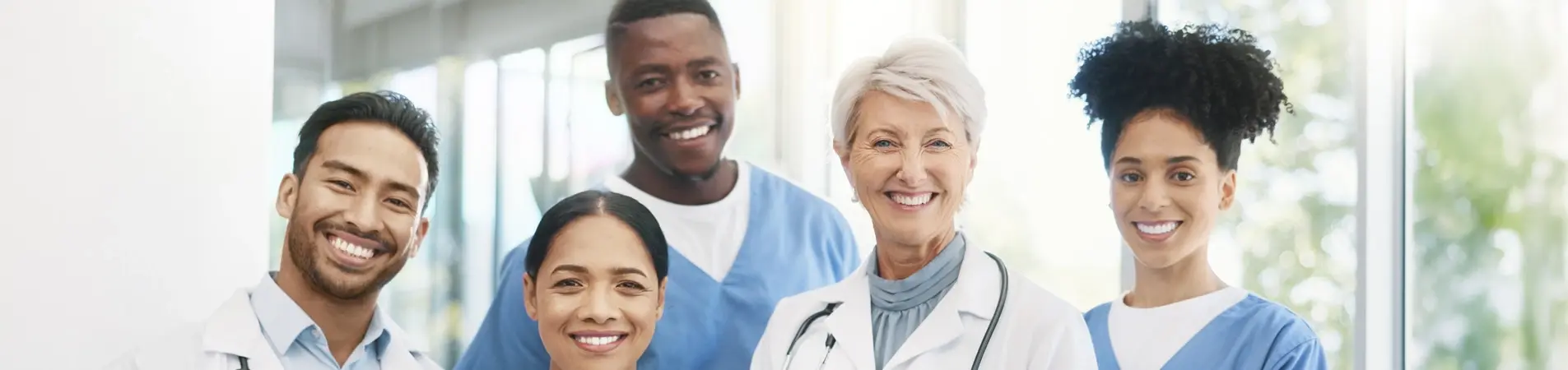 A group of doctors working in Spain's healthcare system.